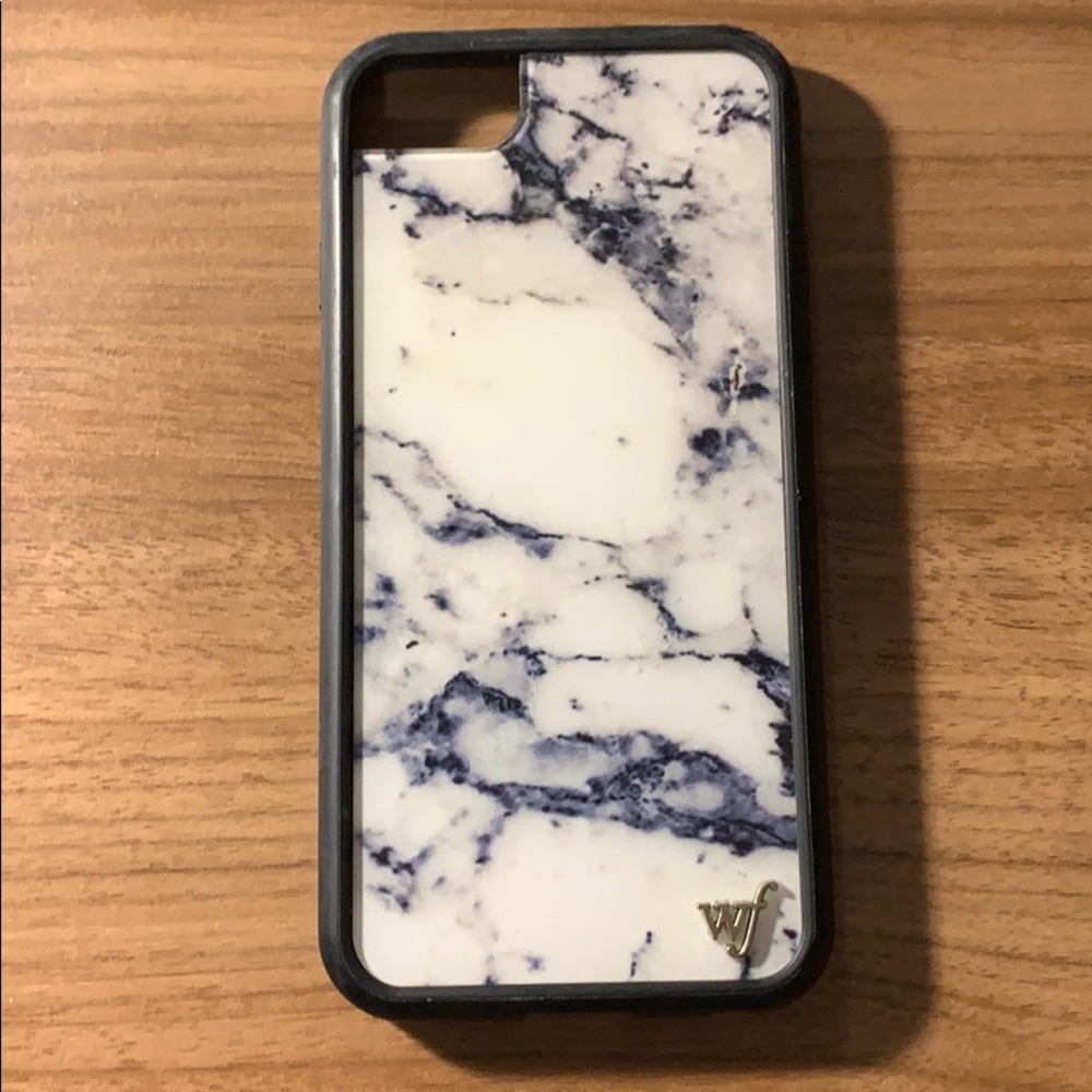 Wildflower marble phone case